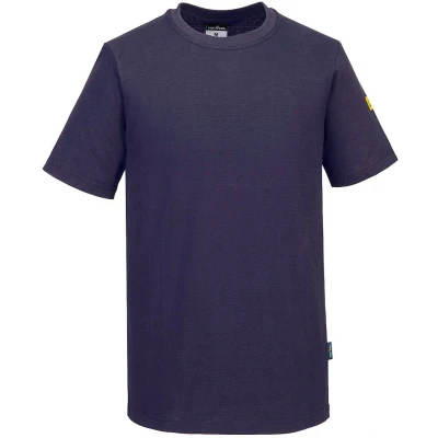 Afbeelding van Antistatisch ESD T Shirt maat XS, Navy
