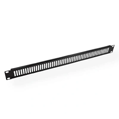 Afbeelding van VALUE 19&quot; ventilatie frontpaneel 1 HE, zwart