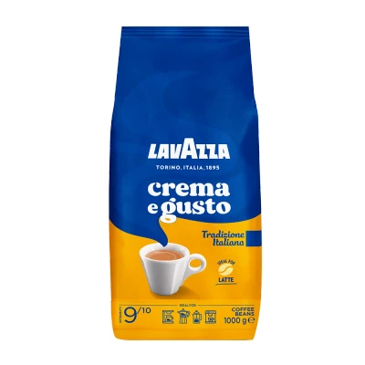 Afbeelding van Lavazza koffiebonen cafe crema e gusto classic, zak van 1 kg koffie