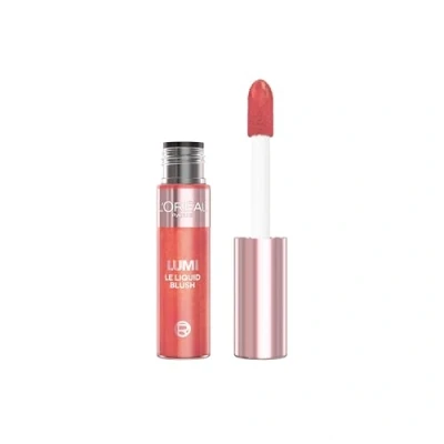 Image de L&#039;Oréal Paris Blush liquide avec une couleur fraîche et chatoyante, pour tous les types de peau, brillance intense, Lumi Le Liquid Blush, Glowy True Rose 630, 10 ml