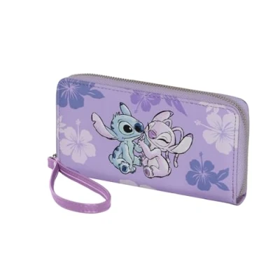 Afbeelding van Lilo and Stitch &amp; Angel Essential Portemonnee Lila 19 x 10 cm, Lila, One Size, Wallet Angel, Lila.,