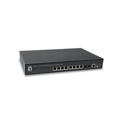 Afbeelding van Levelone GEP 1061 L2 Managed Gigabit PoE Switch [10 Port 802.3at PoE+ 125W, 2x SFP,, 20 Gbps, Rack]