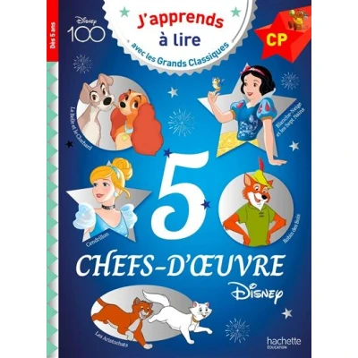 Image de Disney 5 chefs d&#039;oeuvre de Disney, Niveau CP