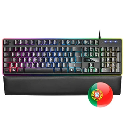 Image de Clavier Mars Gaming MK320PT Avec Fil USB Mécanique Jeux RGB Noir