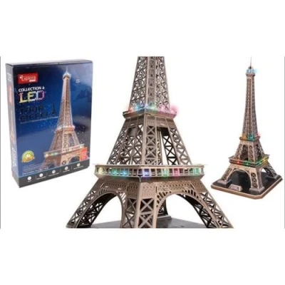 Image de Puzzle 3D lumineux Tout Eiffel Jeu de construction 84 pieces Des 8 ans