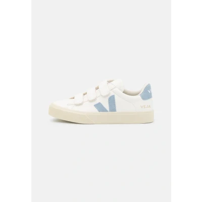Afbeelding van Veja Recife LOGO Sneakers laag extrawhite/steel, Dames, Maat: 37, Extra white/steel Leer