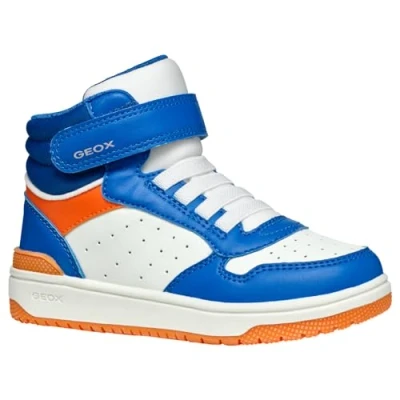 Image de Geox Garçon Washiba Boy B Basket, Bleu, 27 EU