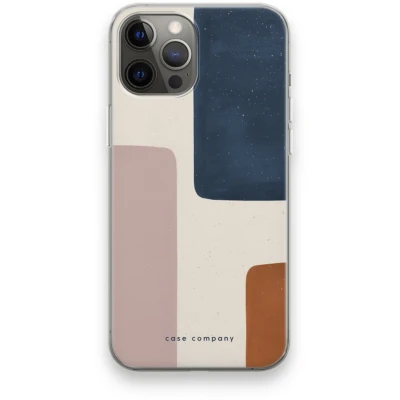 Afbeelding van Case Company® hoesje geschikt voor iPhone 12 Pro Max Geo #5 Soft Cover Telefoonhoesje Bescherming aan alle Kanten en Schermrand