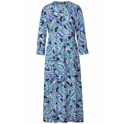 Afbeelding van Street ONE Print Jurk, Dames, Maat: 38, Türkis