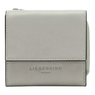 Afbeelding van LIEBESKIND BERLIN Leren Portemonnee Lila Sheep Natural Alva Wallet Steel Taupe