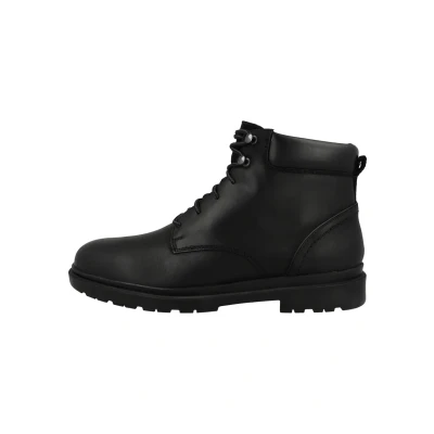 Afbeelding van Geox Andalo Veterboots, Heren, Maat: 40, Black Leer/ synthetisch