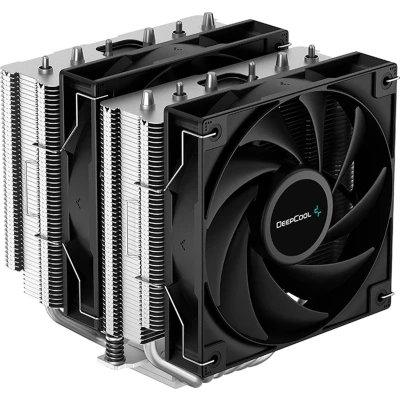 Afbeelding van DeepCool AG620 6x Heat Pipe Dual Tower CPU Air Cooler, 2x 120mm Hydro Bearing PWM High Performance Fan, Intel: LGA2066/2011 v3/2011/1700/1200/1151/1150/1155 AMD: AM5/AM4, Easy Install, 260W TDP