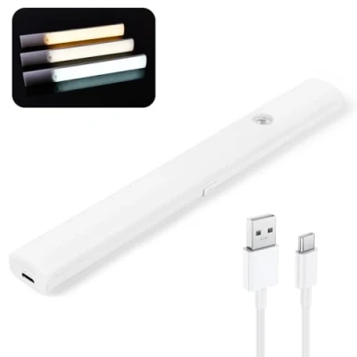 Afbeelding van Vicloon led kastverlichting, keukenverlichting, lichtsensor met bewegingssensor, dimmen in 3 kleuren, voor keuken, kast, trap, lade, zolder, hal, 1 stuk