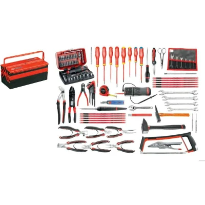 Image de FACOM 2050.E17 set d&#039;outils pour l&#039;électronique dans une valise métallique 101 pièces