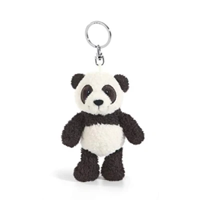 Afbeelding van Nici Sleutelhanger Panda Junior 10 Cm Pluche Zwart/wit