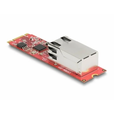 Afbeelding van Delock 62985 Interface converter [1x Gigabit LAN (1/2.5 Gbit/s) 1x M.2 Key B stekker, M stekker]