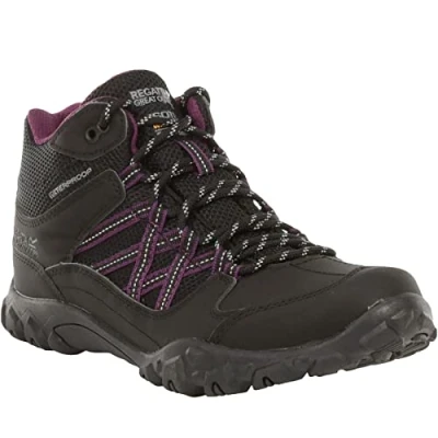 Afbeelding van Regatta Edgepoint Wandelschoenen, Walking Shoe, heren, pruim zwart