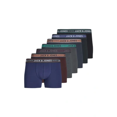 Afbeelding van Jack &amp; Jones Heren Boxershorts Trunks JACDANIEL 7 Pack Maat XXL