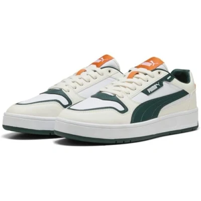 Afbeelding van Puma Court Classic Street Sneakers, uniseks, Donkerwitte mirte warm wit, 48.5 EU
