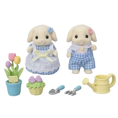 Image de Figurines Sylvanian Families Le frère et la sœur Lapin Bélier