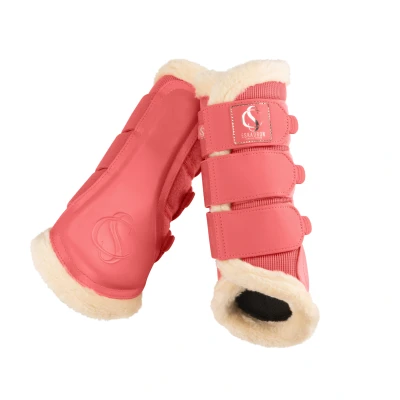 Image de Eskadron Dressage Boots Classic Sports Mesh Fauxfur Shetty Coral BlossomVendu par Agradi
