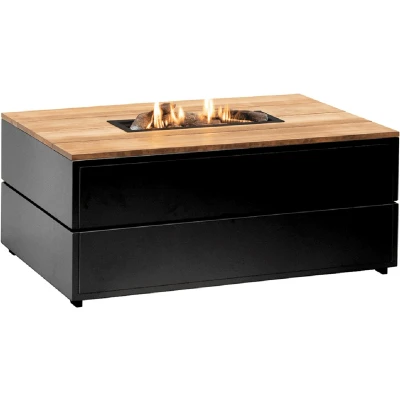 Afbeelding van Cosipure 120 Zwart/teak 120x80x50 cm