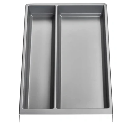 Afbeelding van Orga Box SEPARADO multifunctionele opslag, individueel, zilvergrijs, generfd (300 x 474 51 mm) lade opslag kastbreedte 40 cm voor groot keukengerei