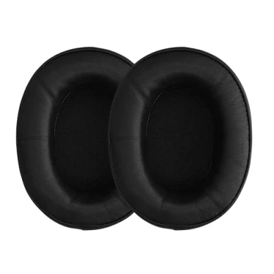 Afbeelding van kwmobile 2x oorkussens geschikt voor Srhythm NC25 / NC35 Noise Cancelling Earpads koptelefoon in zwart