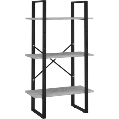 Afbeelding van Opbergrek 60x30x105 cm spaanplaat betongrijs