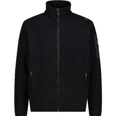 Afbeelding van CMP Knit tech jas voor heren 38h2237 fleecejack