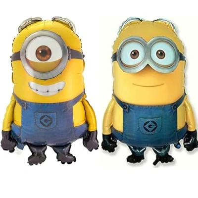 Afbeelding van Minion Moi, lelijk en boze Dave Stuart folieballonnen, 2 stuks (CS126+CS141)