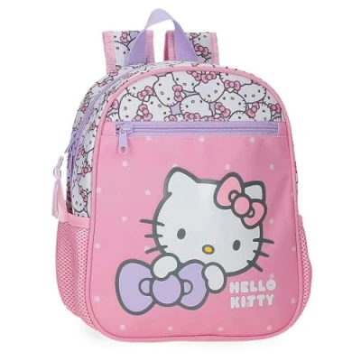 Afbeelding van Hello Kitty My Favourite Bow kleuterrugzak, Roze, 23 x 28 10 cm, polyester, 6,44 l, Kleuterrugzak