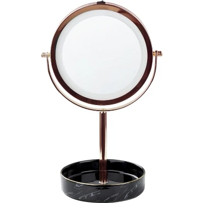 Afbeelding van Beliani SAVOIE Make up spiegel Roségoud IJzer