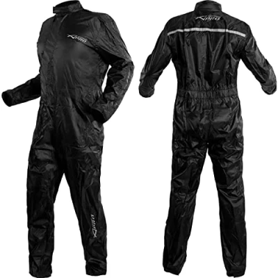 Afbeelding van regenpak, regenbroek, motorfiets, waterdicht, zwart, XXL