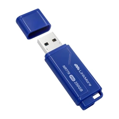 Afbeelding van LinkMore NR770 USB 3.2 Gen2x1 geheugenstick, 250 GB, leessnelheid tot 1000 MB/s, schrijfsnelheid 800 stick