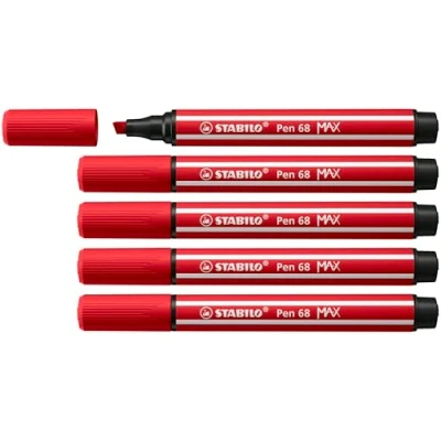 Afbeelding van Viltstift STABILO Pen 68/48 Max karmijnrood