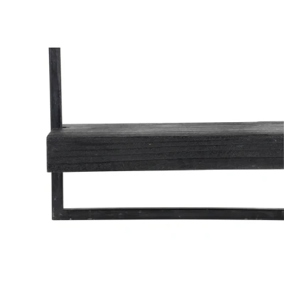 Afbeelding van Light &amp; Living Wandplank MADDISON 50x15x50cm Zwart
