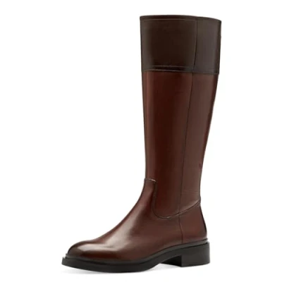 Afbeelding van Tamaris Laarzen, Dames, Maat: 37, Cognac Leer