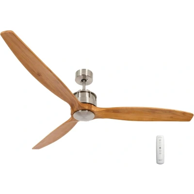Afbeelding van Beacon Airfusion Akmani plafondventilator chroom teakhout 156 centimeter