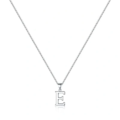 Afbeelding van TINGN S925 initiaalketting van Sterling Zilver voor dames, initiaalketting, hypoallergeen, Dainty initiaalhanger, S925, zilveren meisjes en tieners,