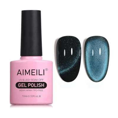Afbeelding van AIMEILI 10 ml nagellak, magnetisch, gel, Cat&#039;s Eye UV, LED, manicure, pedicure, eenvoudig aan te brengen, 759