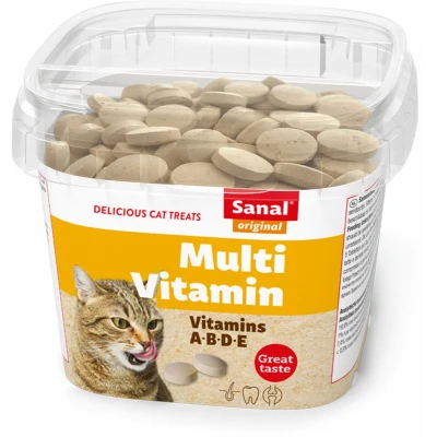 Afbeelding van Sanal Cat Multi Vitamin Snacks Cup 100 GR