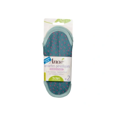 Afbeelding van Anae Wasbaar maandverband Mini 2 st. Towels Circles