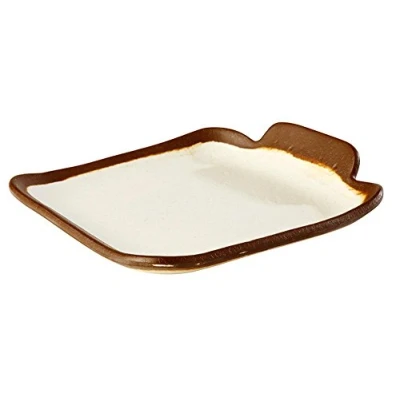 Afbeelding van APS Crocker 84567 melamine bord, 14 x 13 2,5 cm, beige