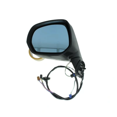 Afbeelding van Buitenspiegel Tyc 305 0126 Links Met grondlaag voor elek. spiegelverstelling, Elektrisch inklapbaar, geheugen, Blauw getint, Bol vormig, Te verwar