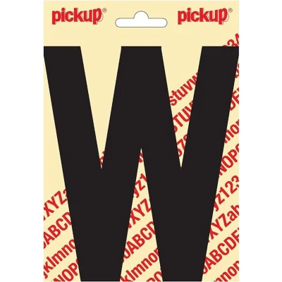 Afbeelding van Plakletter Nobel Sticker letter w Pickup