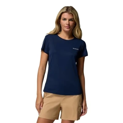 Afbeelding van Columbia Zero Rules Light Technical Shirt Dames Collegiate Navy S Blauw Outdoor