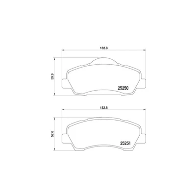 Afbeelding van MAGNETI MARELLI 363700461113 Remblokkenset Zonder slijtage waarschuwingscontact Met remzadelschroef PEUGEOT: 308 II Hatchback, SW 2