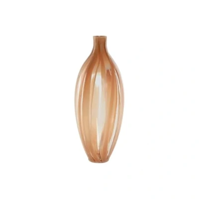 Afbeelding van Vaas Home ESPRIT Perzik Kristal Modern 17,5 x 44 cm