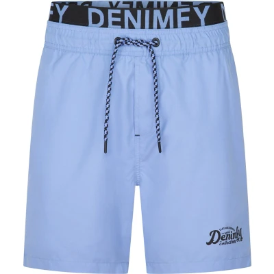 Afbeelding van DENIMFY Heren Short DFNeo bequem Blauw 3XL Volwassenen Zwembroek Zwemshort